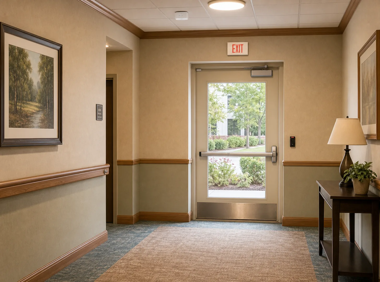 Access control facility illustration